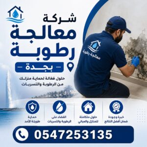 معالجة رطوبة بجدة | إزالة الرطوبة ومنع تكرارها